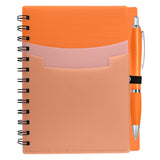 Tri-pocket Notebook & Satin Pen