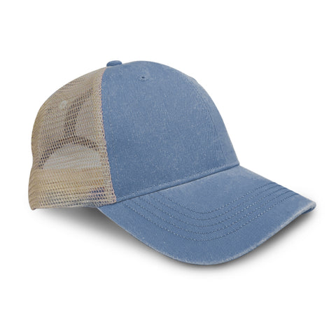 Constructed Garment Washed Pigment Dyed Delxue Mesh Back Cap