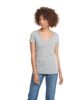 NEXT LEVEL APPAREL Ladies' CVC Deep V-Neck T-Shirt