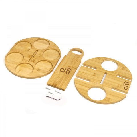 Bamboo Bottle/Glass Organizer