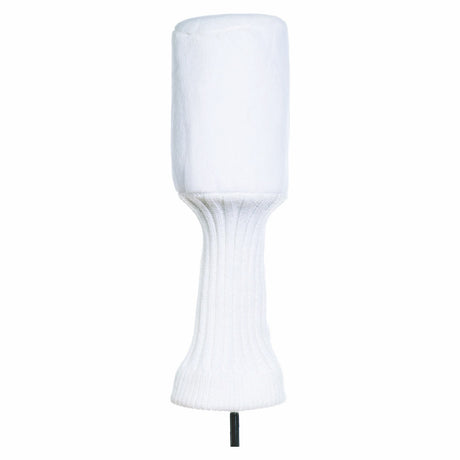Plush White Golf Head Cover