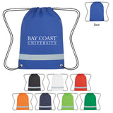 Lil' Bit Reflective Non-woven Drawstring Bag