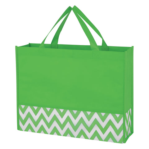 Zigzag Non-woven Tote Bag