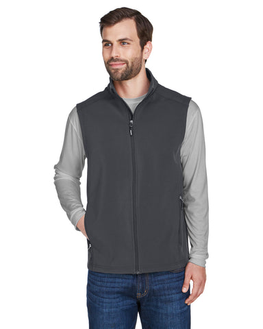 000231 CORE 365 Men's Cruise Two-Layer Fleece Bonded Soft Shell Vest