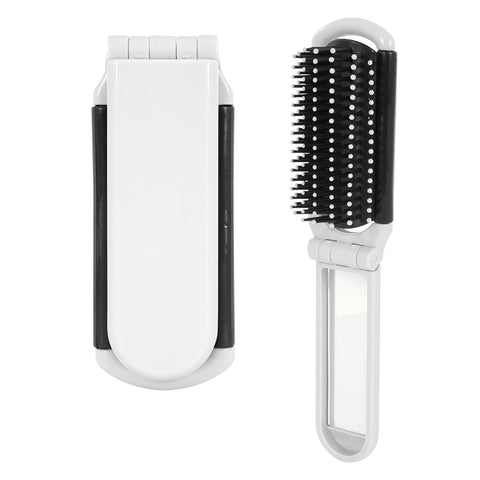 Kwik-fix Folding Brush With Mirror