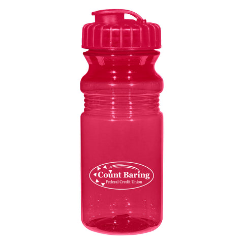 20 Oz. Poly-clear‚Ñ¢ Fitness Bottle With Super Sipper Lid