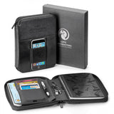 A5 ZIP JOURNAL WITH 5,000 mAh WIRELESS CHARGING POWER BANK INCLUDES UL CERTIFIED BATTERY