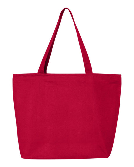 Q-Tees™ 25L Zippered Tote Bag