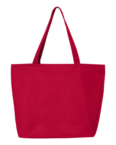 000508 Q-Tees™ 25L Zippered Tote Bag