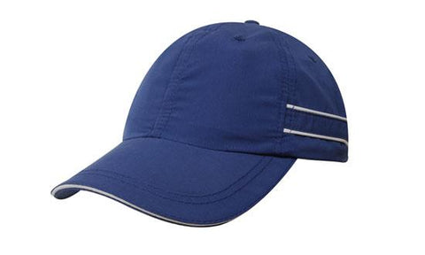Microfiber Sports Cap w/Piping & Sandwich