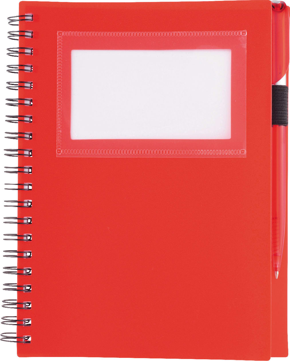 5.5" x 7" FSC Mix Star Spiral Notebook with Pen
