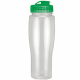 24 Oz. Contour Translucent Bottle w/ Flip Top Lid