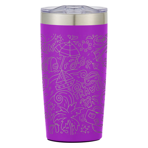 20 Oz. Full Laser Two-tone Himalayan Tumbler