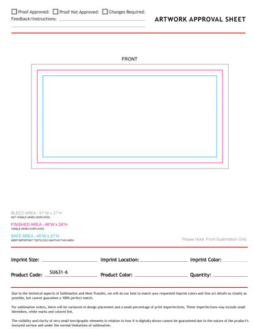 Swim Towel in Plush and Soft Velour Terry Cotton Blend, 24x48, Sublimated Edge to Edge