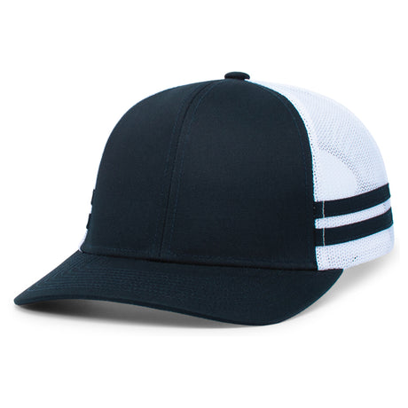 Low-Profile Stripe Trucker Cap