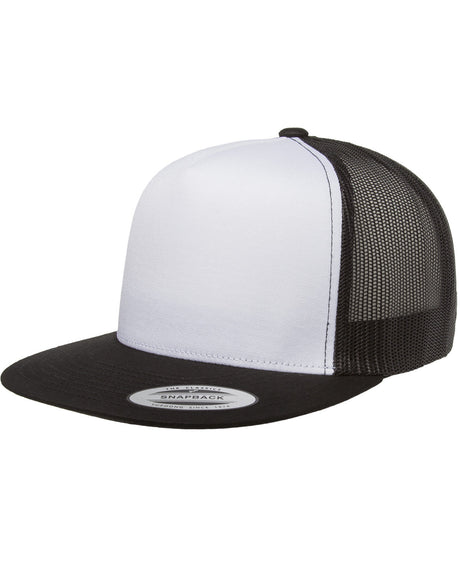 Yupoong Adult Classic Trucker with White Front Panel Cap
