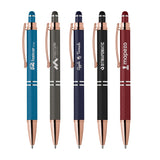 Phoenix Softy Rose Gold Classic Pen w/ Stylus - Laser