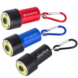 Mini COB Flashlight w/Carabiner