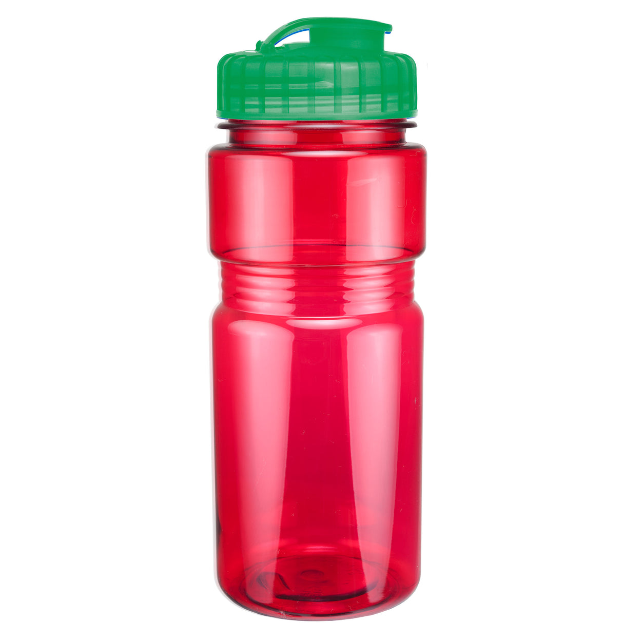 20 Oz. Translucent Recreation Bottle w/ Flip Top Lid