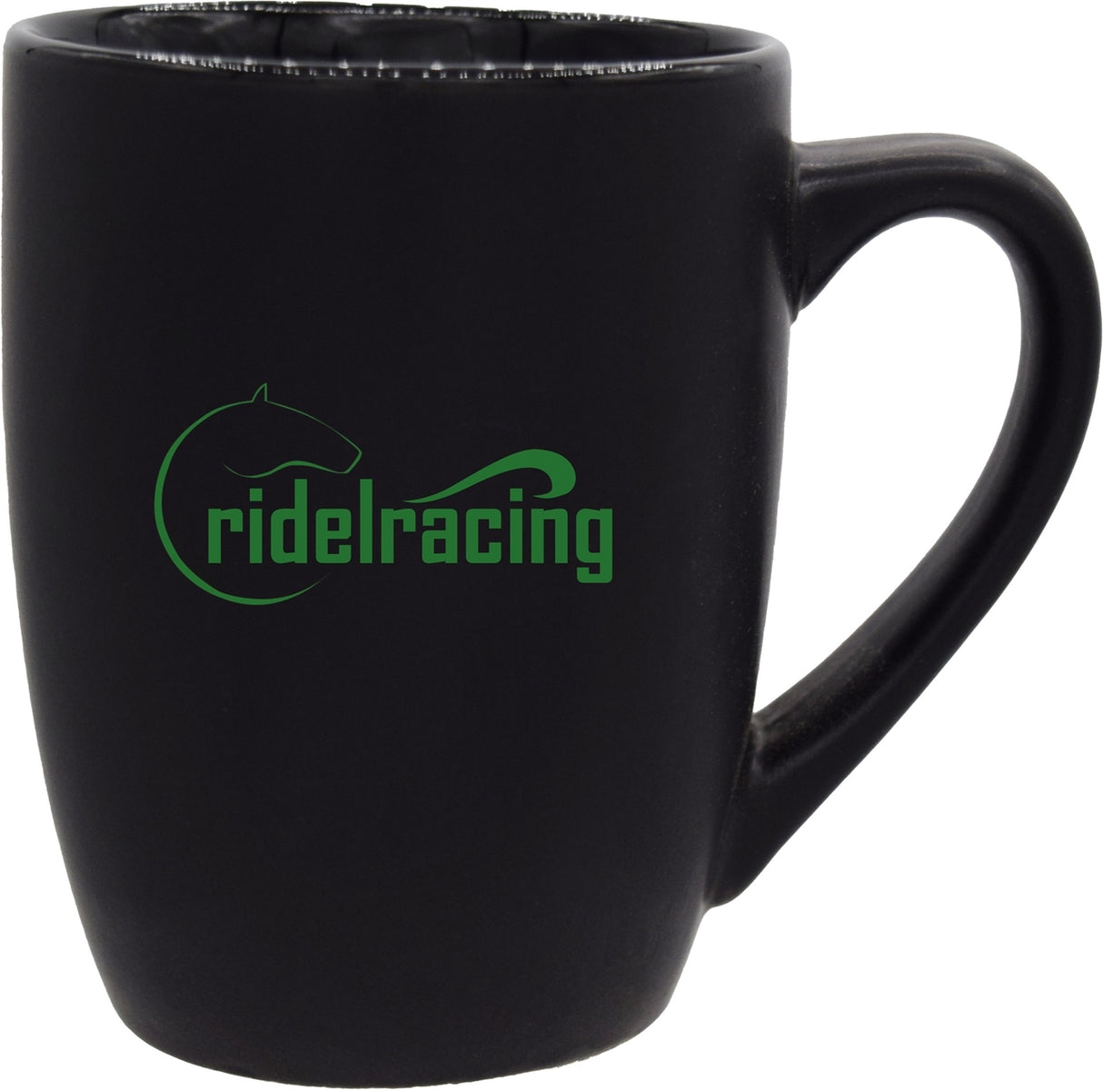 Economy Cottager 12oz matte black mug