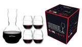 Swirl Decanter & Swirl Red RIEDEL crystal Set in a RIEDEL Gift box