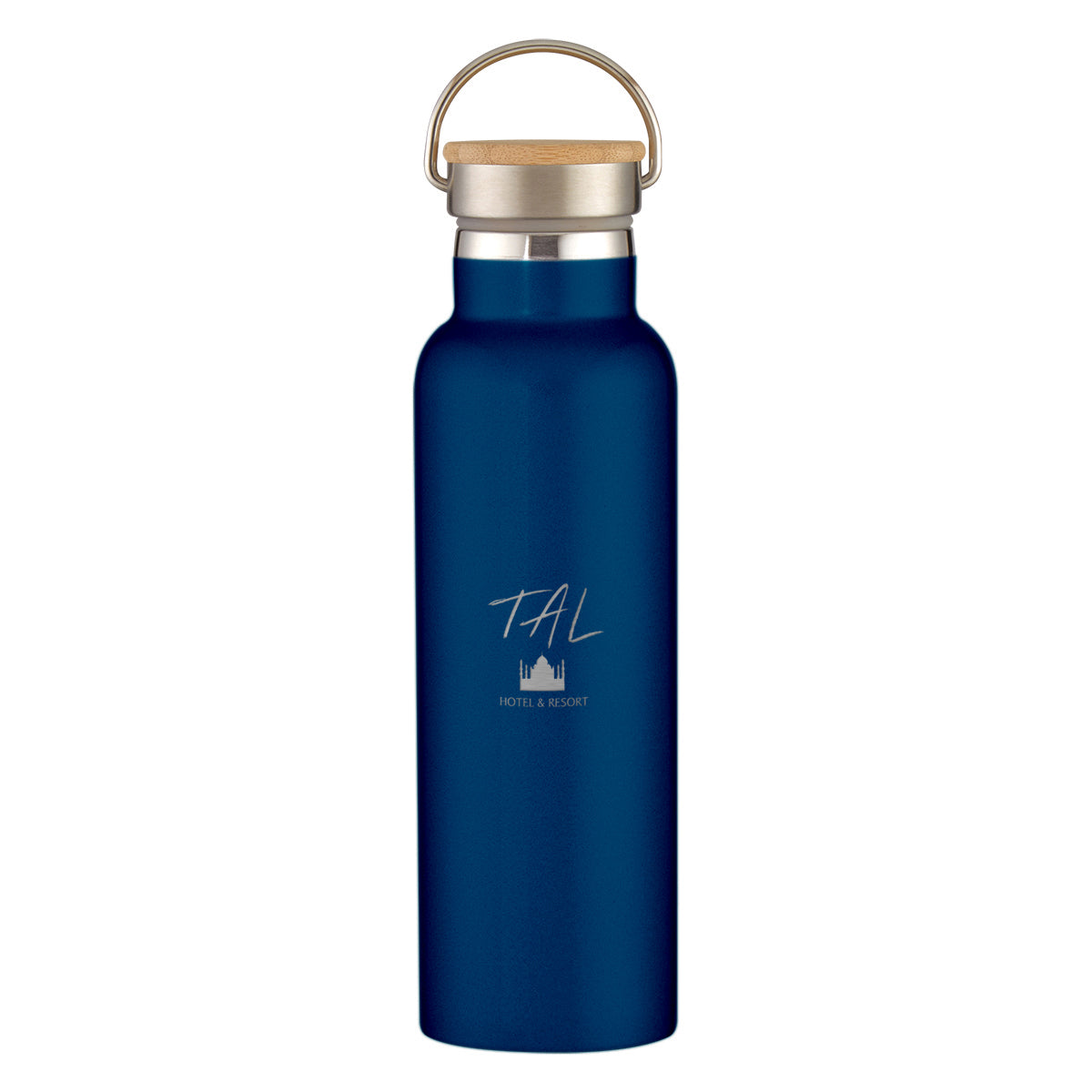 21 Oz. Liberty Stainless Steel Bottle With Wood Lid