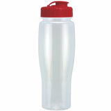 24 Oz. Contour Translucent Bottle w/ Flip Top Lid