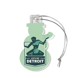 Snowman Shaped USA Made Acrylic Ornament