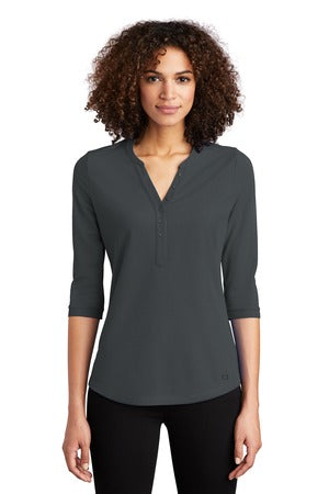 OGIO® Ladies' Jewel Henley Shirt