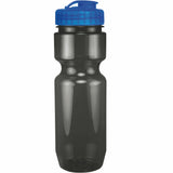 22 Oz. Translucent Bike Bottle w/ Flip Top Lid