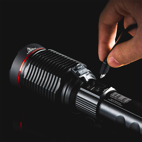 Rechargeable 6K Lumen Flashlight