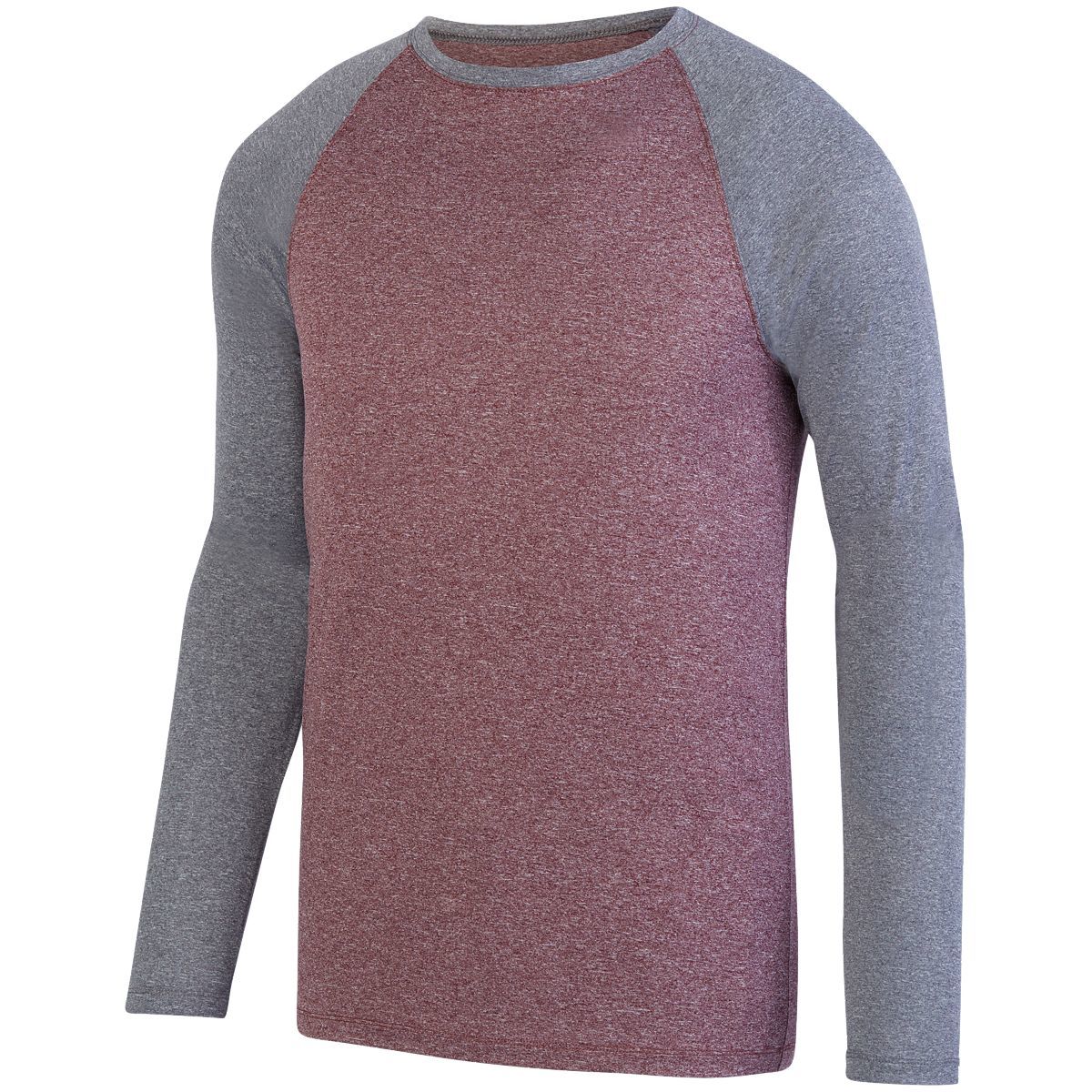 Kinergy Two Color Long Sleeve Raglan Tee