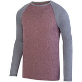 Kinergy Two Color Long Sleeve Raglan Tee