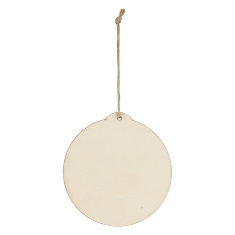 Wood Ornament - Circle