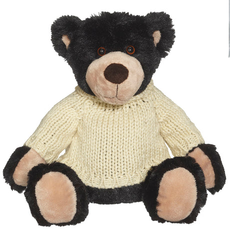 11" Rufus Bear w/Hand Knit Embroidered Sweater