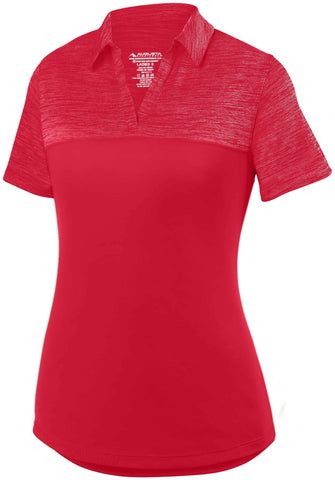Ladies Shadow Tonal Heather Polo