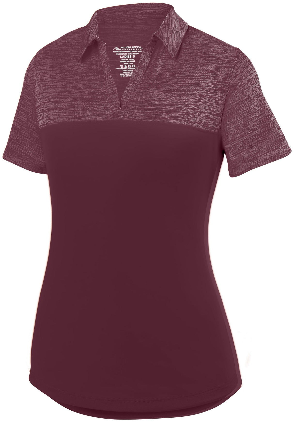 Ladies Shadow Tonal Heather Polo