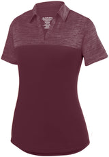 Ladies Shadow Tonal Heather Polo
