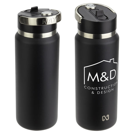 NAYAD® Ranger 26 oz Stainless Double-wall Bottle with Flip-Top Spout