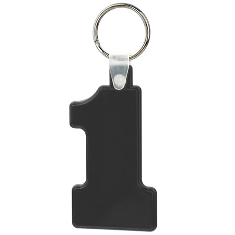 Soft Squeezable Key Tag (Number 1)
