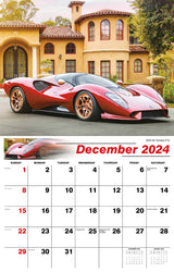 Galleria Wall Calendar 2025 Exotic Cars Eng.