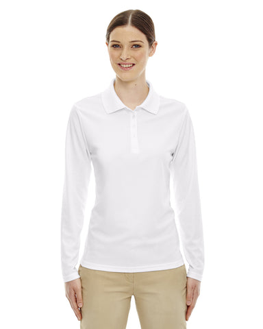 000156 CORE 365 Ladies' Pinnacle Performance Long-Sleeve Piqué Polo