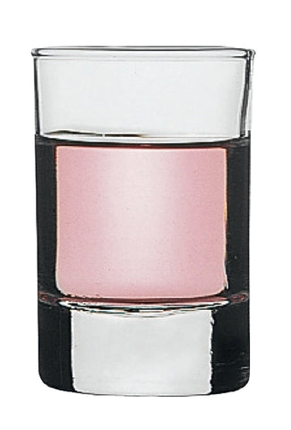 Tralee 1.75oz heavy sham clear shot glass