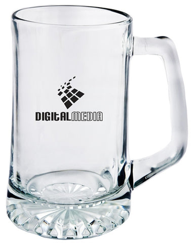 Rockstar Stein 25oz clear glass
