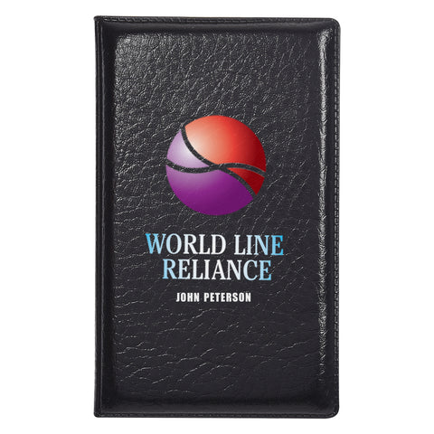 Leather Look Padfolio With Sticky Notes & Flags