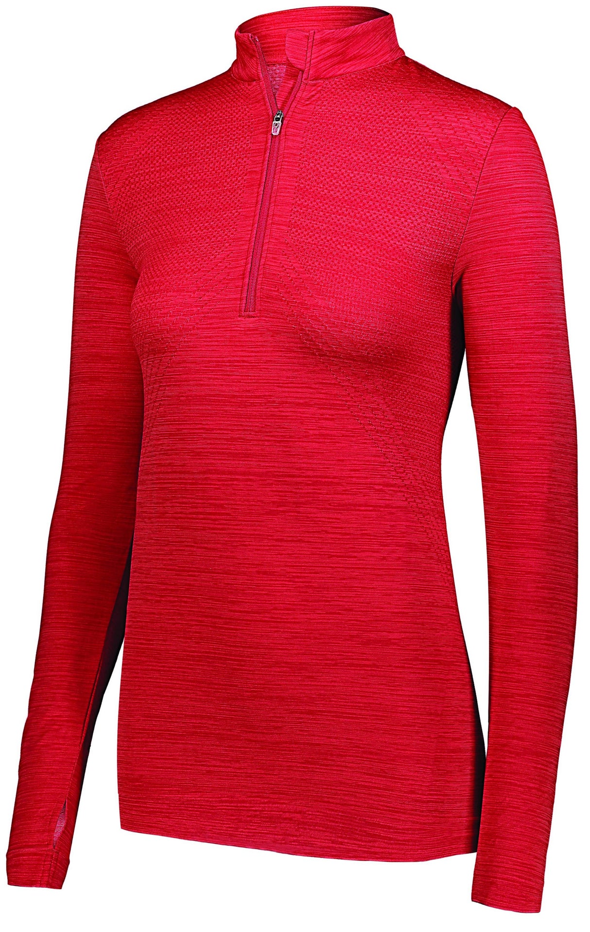 Ladies' Striated 1/2 Zip Pullover