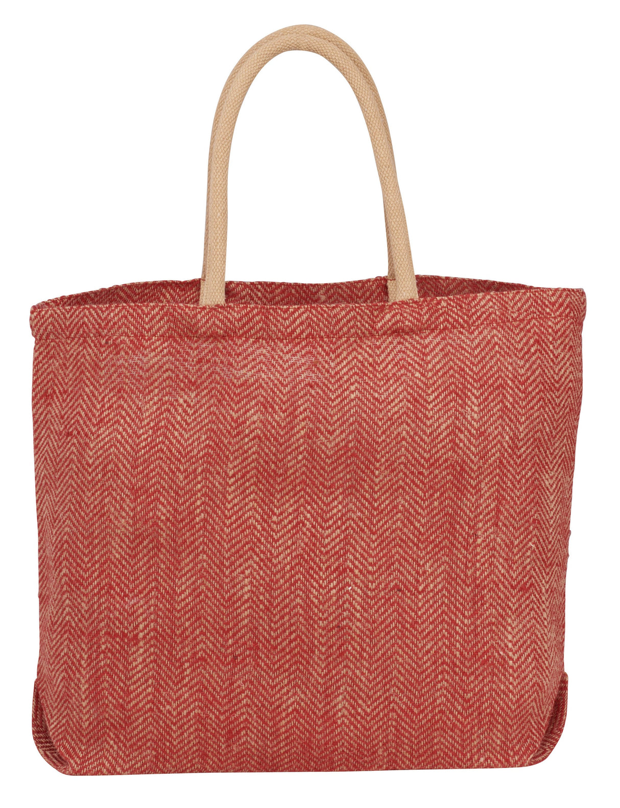 Herringbone Jute Tote