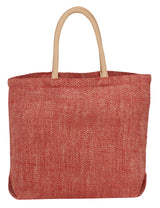 Herringbone Jute Tote