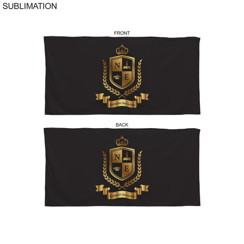 Colored Microfiber DriLite Terry Beach Towel, 30x60, Sublimated in Any PMS color Edge to Edge 2 side