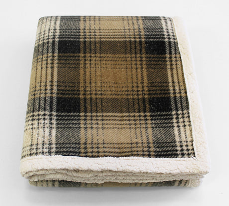 Cottage Plaid Throw (Laser Patch)